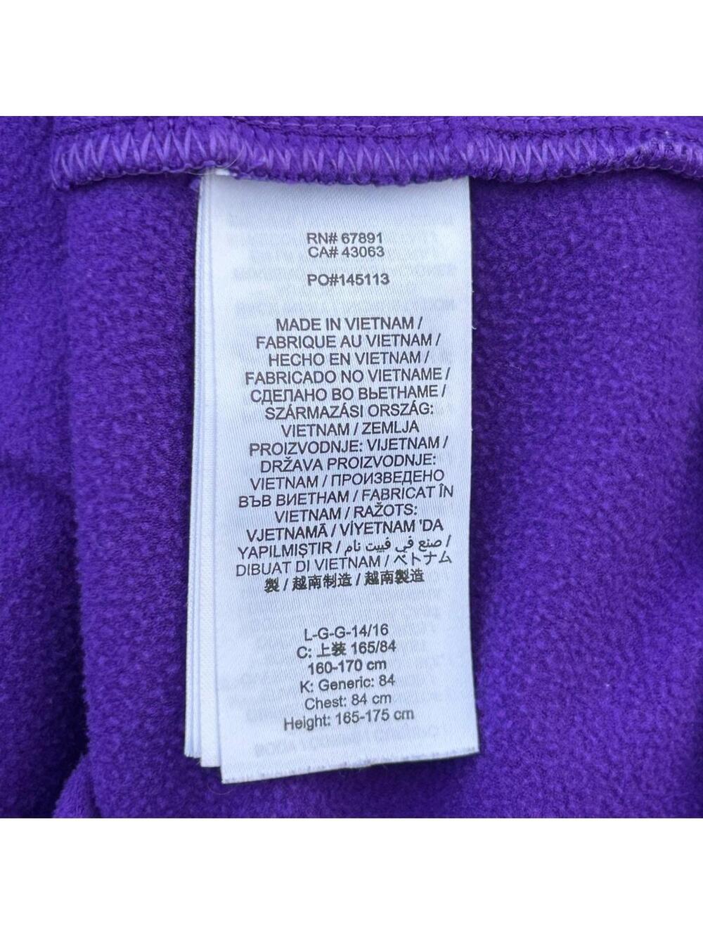 Los Angeles Lakers Hoodie Purple NBA Basketball Nike DRI-FIT | Kids Large 14-16 - Picture 8 of 12